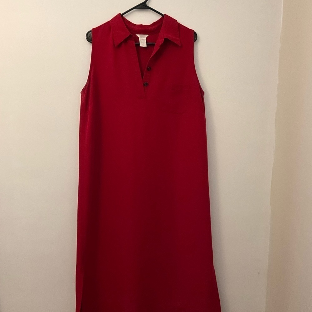 Sleeveless Red Dress